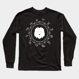 Leo Zodiac Sign Long Sleeve T-Shirt